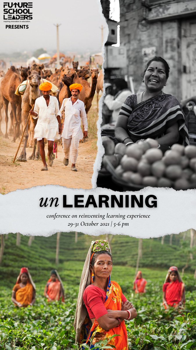 fsleducation's tweet photo. It's a time to Restart Reset Reinvent Learning Experiences. Join us for an upcoming rejuvenate conference called "Unlearning" for school educators from 29 to 31st October. Join us with a purpose to learn, relearn and unlearn.
See you there!

Joining Link: https://t.co/JHYC1ECjt9 https://t.co/QFW08oflmM