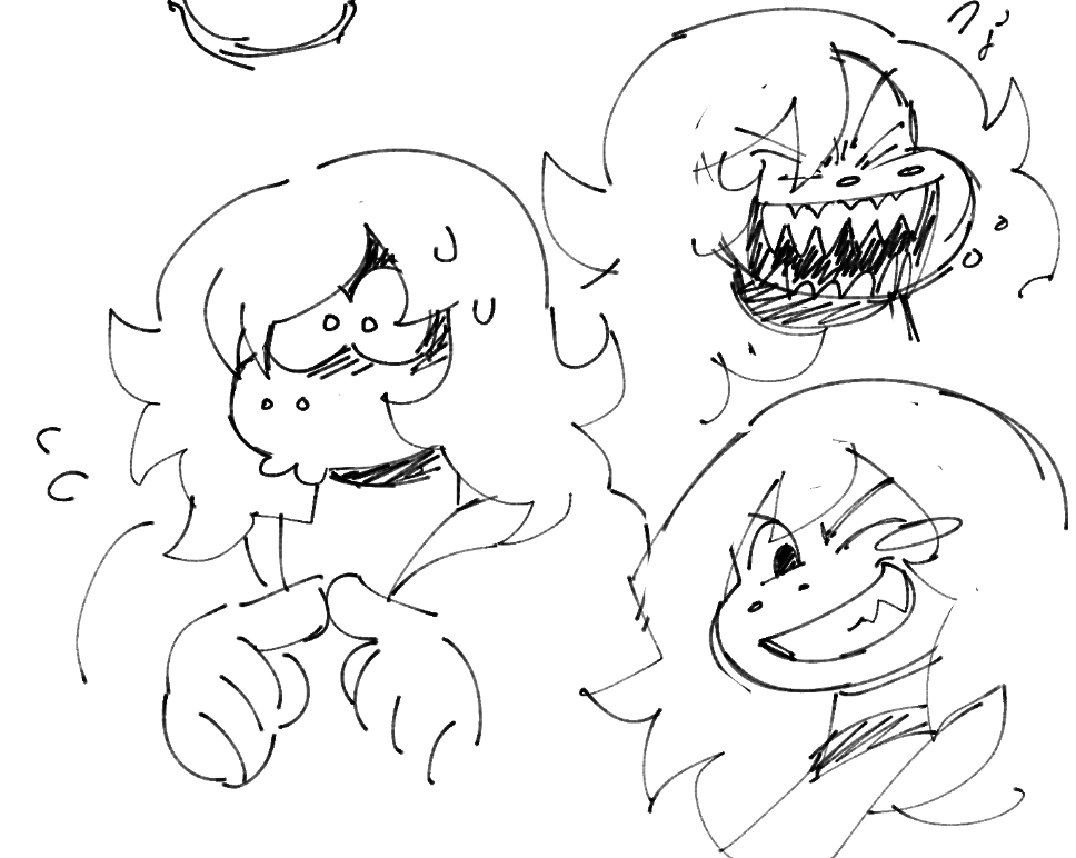 ranchuppi's tweet photo. susie is my favorite deltarune character! here are some doodles https://t.co/pu6mjs9lzb