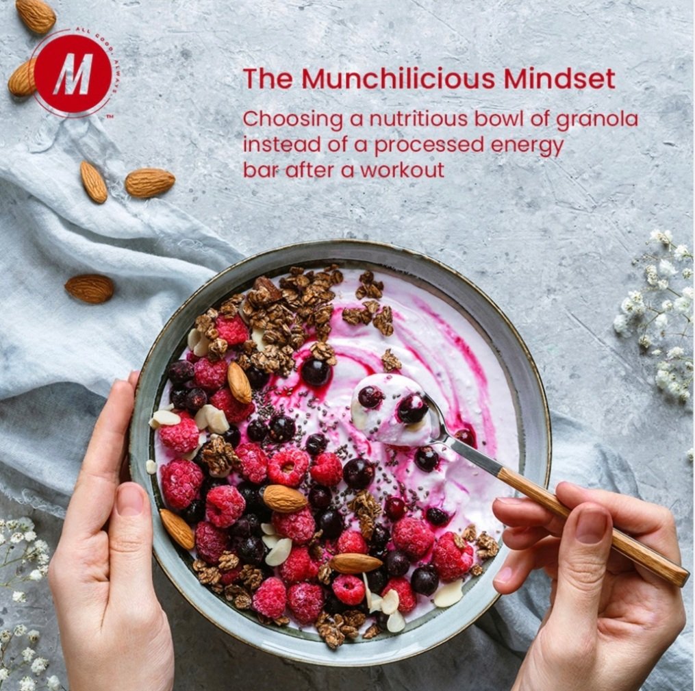 If you can keep unhealthy bingeing at bay, then you too have a #munchiliciousmindset
.
.
.
#munchiliciousgranola #allgoodalways #munchiliciousin #granola
#granolabowl
#granolas #mindset #nutrition #nutritious #nutritiousbowl #nutritiousanddelicious #healthy #healthyfood