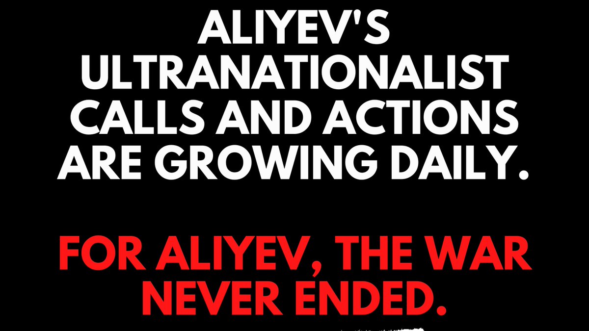 For <a href="/presidentaz/">Ilham Aliyev</a>, the war never ended. 

#StopAliyev