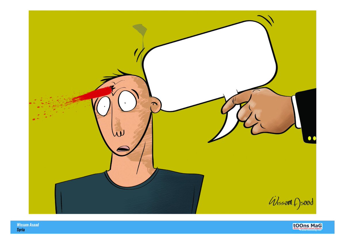 CartoonistsInd's tweet photo. 23. One of the display work of the International cartoon exhibition on FREEDOM OF EXPRESSION  organised in association with  #Toonsmag, Norway, on 29th April 2017 at the Indian Cartoon Gallery, Bengaluru. #cartoonnetwork  #worldcartoons #eurocartoons #FreedomOfExpression https://t.co/sPL1ssxX4S