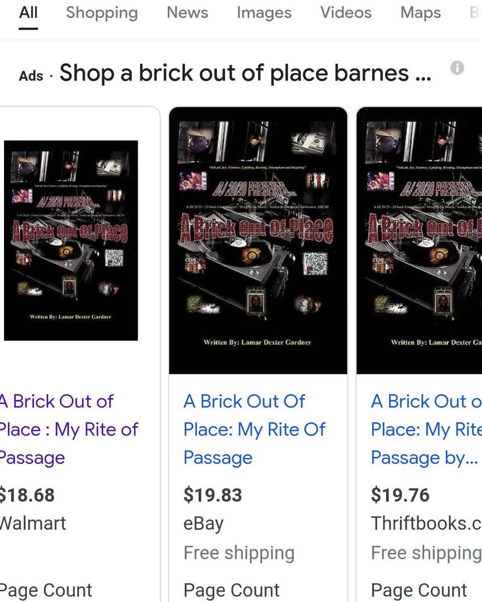 DJ2020's tweet photo. The Book Is almost About To Be Everywhere #ABrickOutOfPlace #LamarGardner #Walmart #eBay #DiscoverBooks #nextleveldjs #ThriftBooks #BarnesAndNoble #kobobooks #amazonbooks #Goodreads #EverywherePaperbacksAndHardcoversAreSold #nextleveldjcoalition #ComatoseRecordingz #Uhhm #NYPL https://t.co/wLj5UmAZdZ