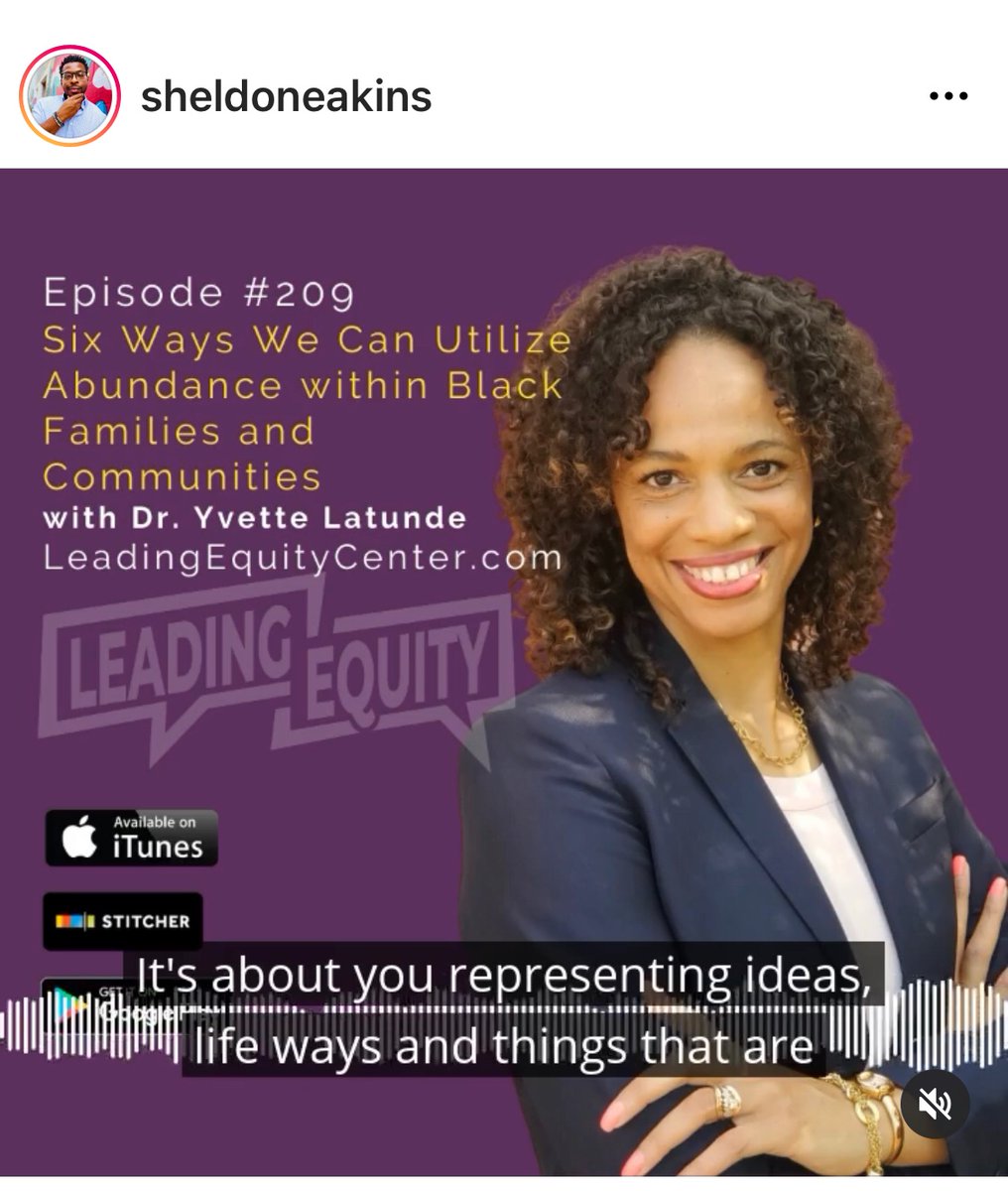 doc_yvette's tweet photo. Check out the Leading Equity podcast! #Blackexcellence #Abundance #Abundantcommunity #EquitablebyDesign https://t.co/F1qCYQPbUM