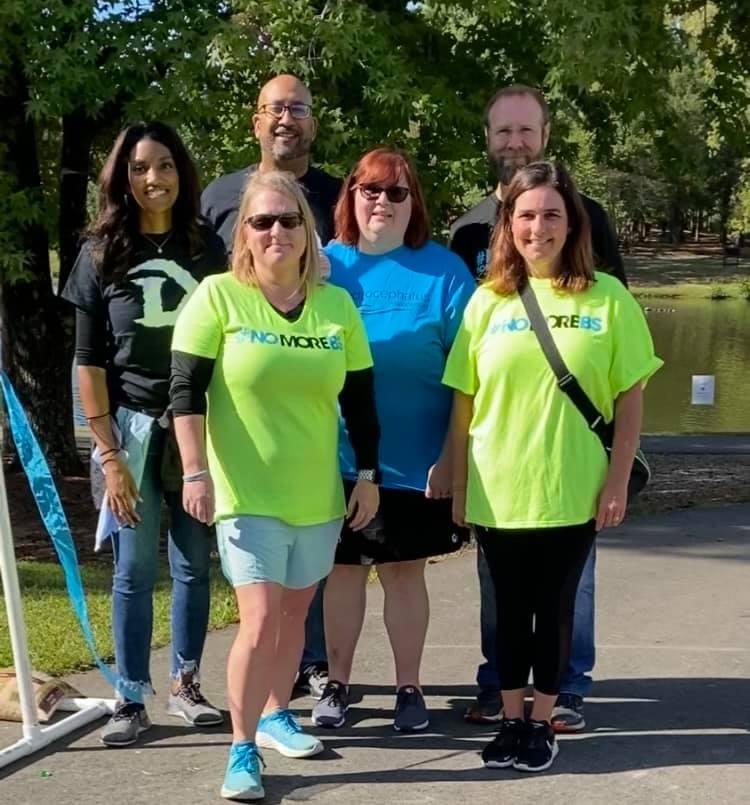 HAWALK_CLT's tweet photo. Thank you Dr. Mark Van Poppel of @cnsa_insights, Mr. Hugh Allen @HornsandDevils, @HydroAssoc Board Member, &amp; his lovely wife Natalie for their participation in the 2021 Charlotte WALK to End Hydrocephalus. #HydroStrong
#Hydrocephalus #CharlotteHAWALK https://t.co/StbQbGRH20