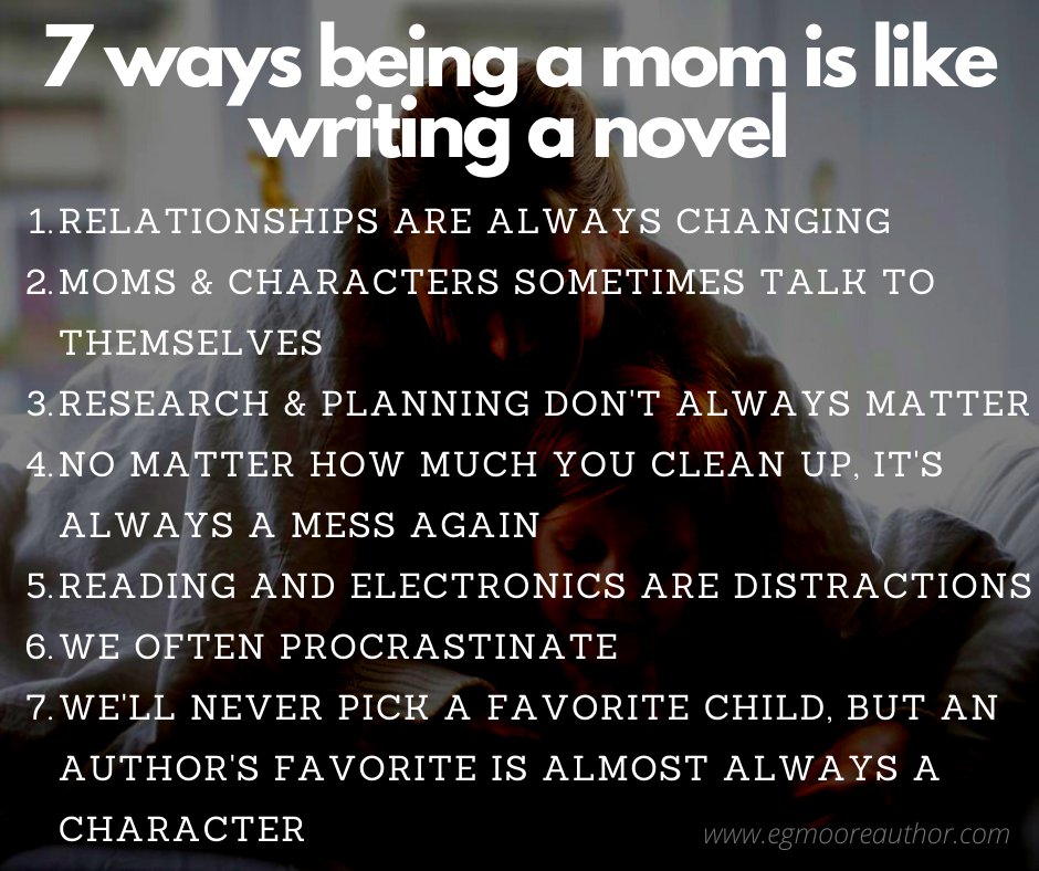 Where my author moms at? #truth #momauthor #formoms #authorlife #greatreads #MoonDaughterRising #RowdyDaysofDomSanders #authormeme

Thanks @GothicCharlotte for the great idea!