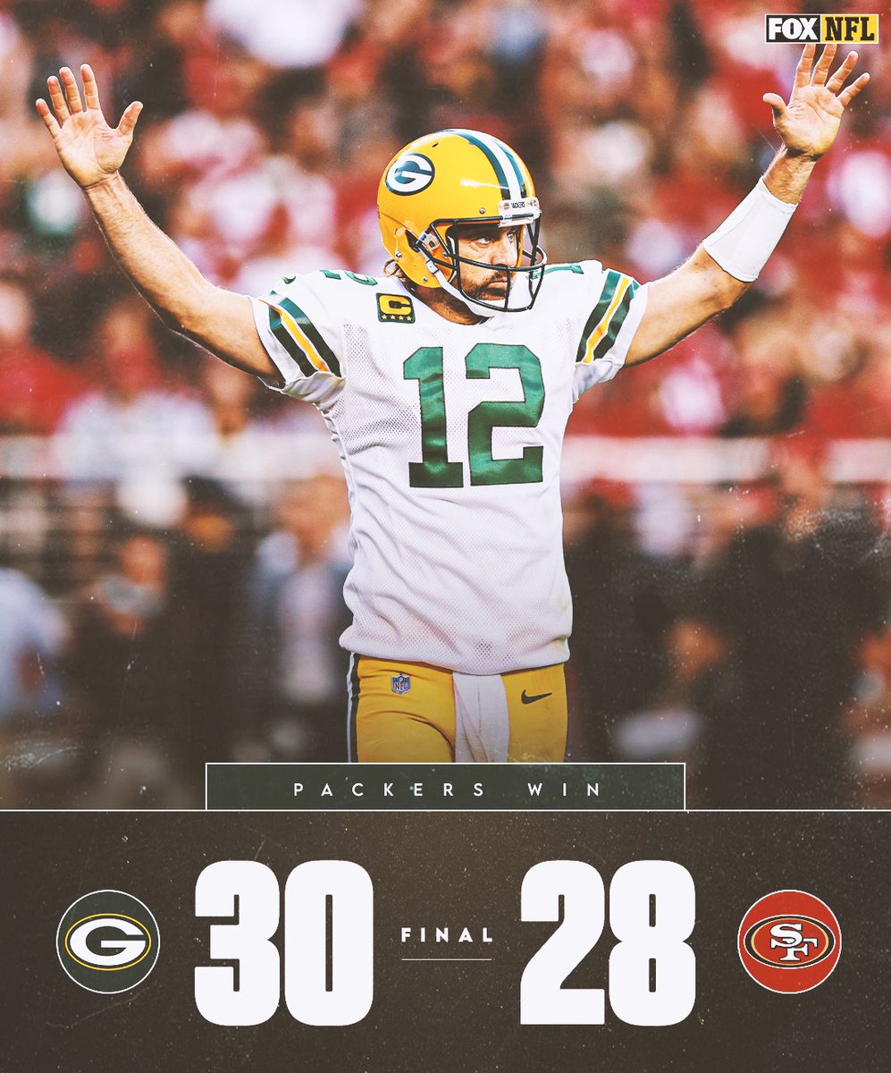 RODGERS IS NOT INTERESTED IN YOUR LATE LEAD!