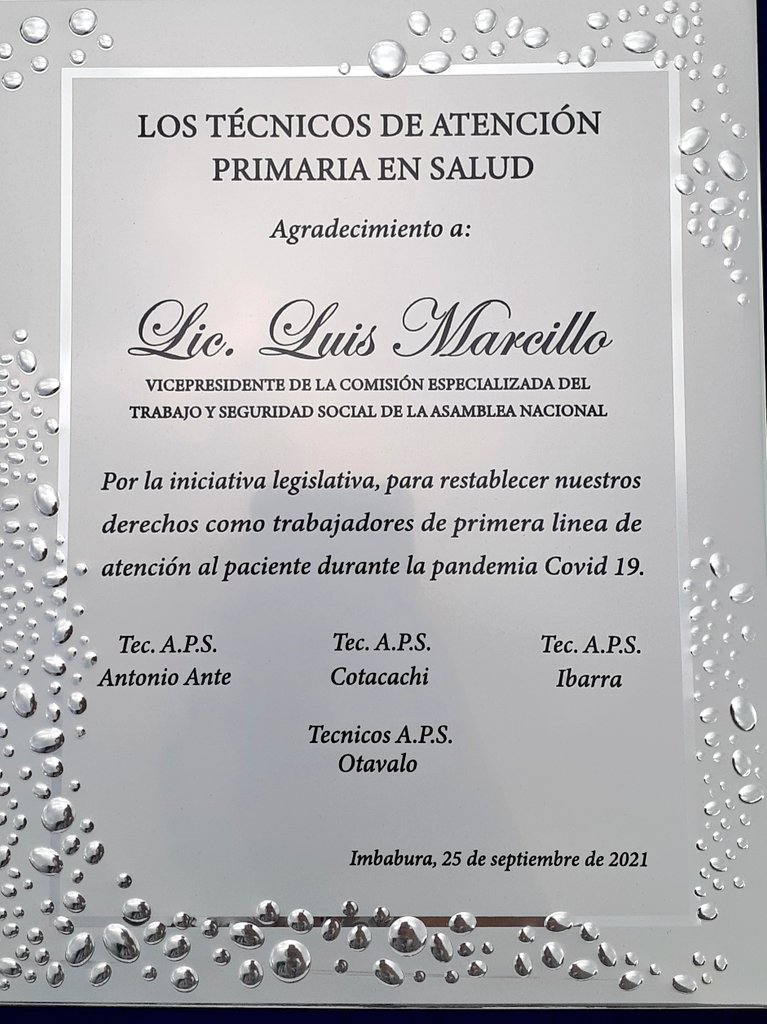 LMarcillo12's tweet photo. F𝘂𝗲 𝘂𝗻𝗮 𝘀𝗼𝗿𝗽𝗿𝗲𝘀𝗮 para mí 𝗿𝗲𝗰𝗶𝗯í𝗿 las 𝗺𝘂𝗲𝘀𝘁𝗿𝗮s 𝗱𝗲 𝗰𝗮𝗿𝗶ñ𝗼 𝗽𝗼𝗿 𝗽𝗮𝗿𝘁𝗲 𝗱𝗲 𝗹𝗼𝘀 𝗧é𝗰𝗻𝗶𝗰𝗼𝘀 𝗱𝗲 𝗔𝘁𝗲𝗻𝗰𝗶ó𝗻 𝗣𝗿𝗶𝗺𝗮𝗿𝗶𝗮 𝗱𝗲 𝗦𝗮𝗹𝘂𝗱 𝗧𝗔𝗣𝗦 con quienes luchamos para que su estabilidad laboral sea reconocida por el Estado. https://t.co/7EgSiXvHpa
