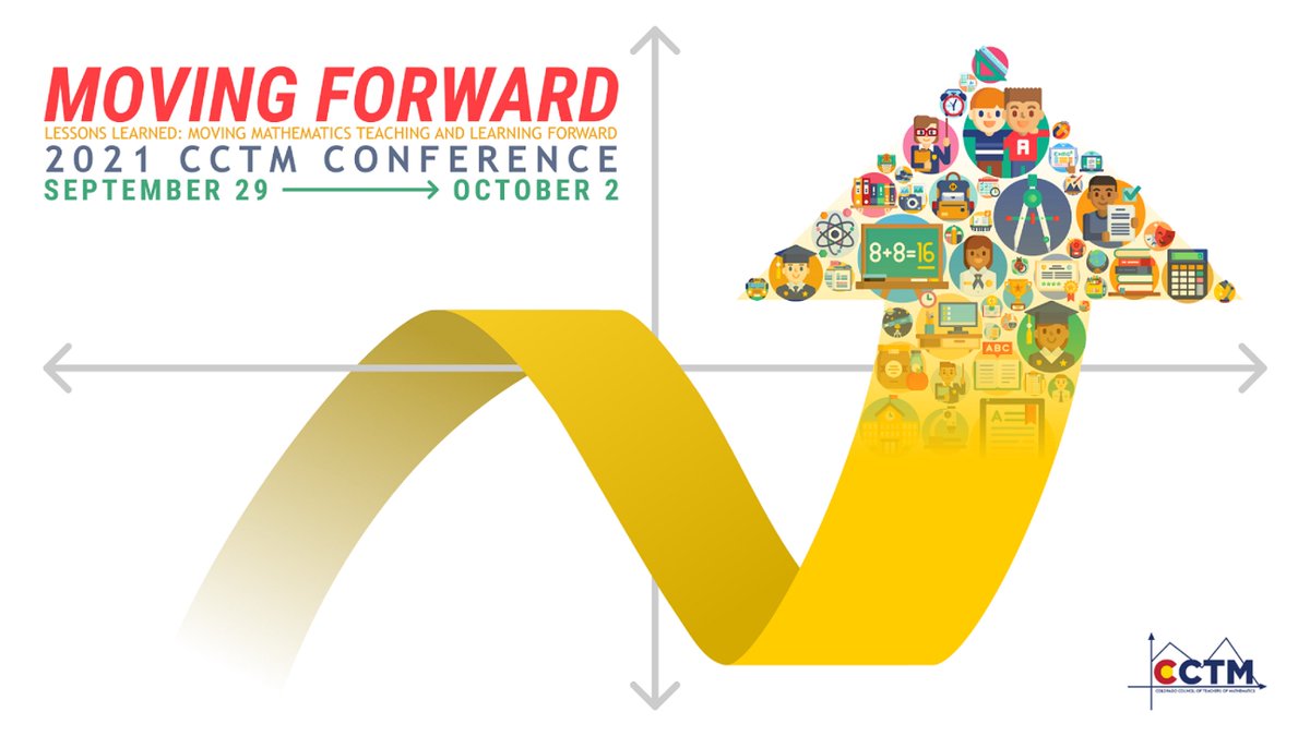 CCTM's annual conference, Moving Mathematics Teaching and Learning Forward, is almost here! Join us for our national panel this Wed, 9/29 at 6:30pm, featuring Zandra de Araujo, Marian Dingle, Jose Luis Vilson, and Theresa Wills. Register for #CCTM21 at CCTMath.org!