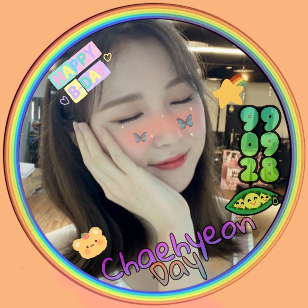skyleuniverse's tweet photo. Chaehyeon birthday Icon 🌟🌟🌟 https://t.co/ci8u1KpDQj