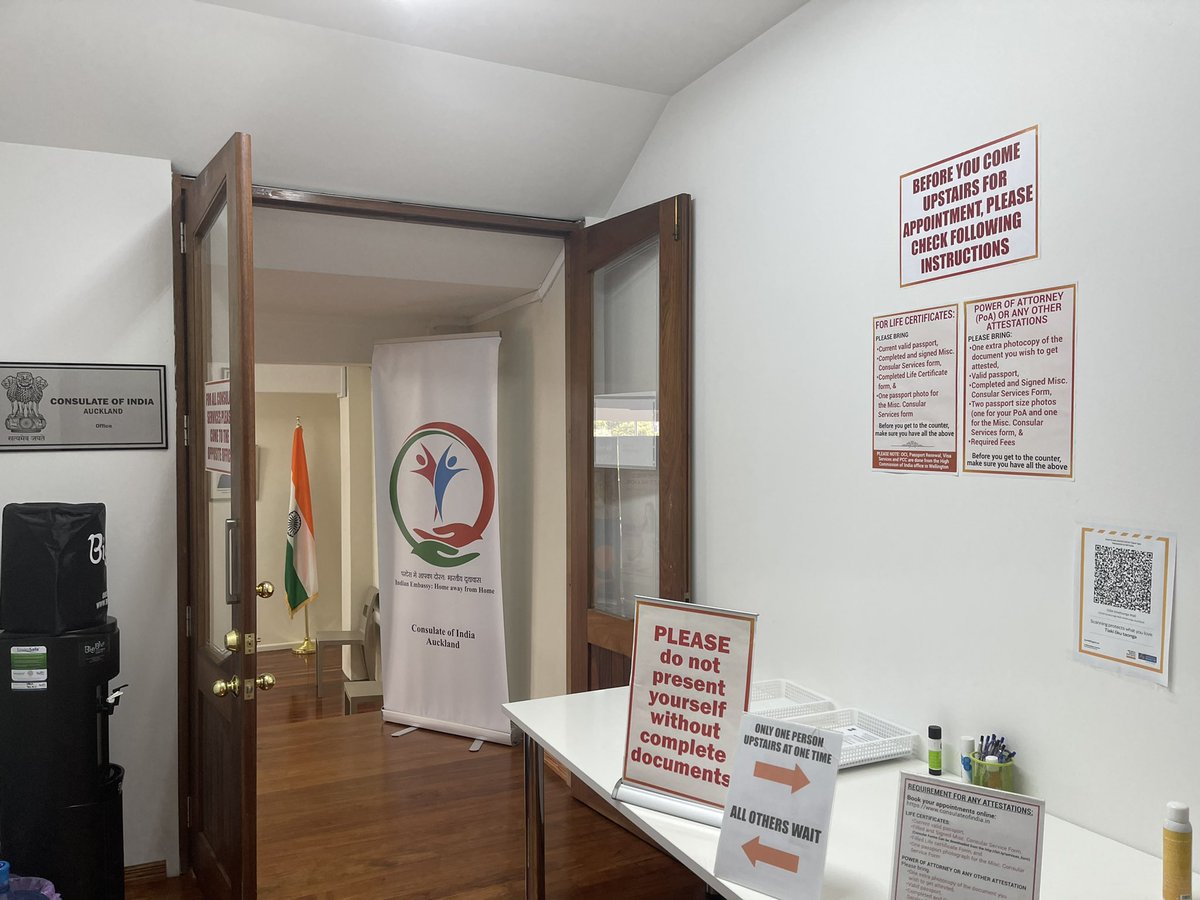 BhavDhillonnz's tweet photo. Consulate of India🇮🇳 has resumed providing consular services whilst maintaining all Level 3 protocols.

Please book online apptt at https://t.co/ch8KqimXRT

@IndiainNZ @MukteshPardeshi https://t.co/OQvPw3JJSW