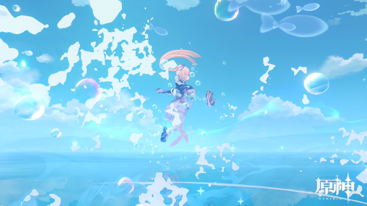 人魚みたい綺麗 しえるのイラスト