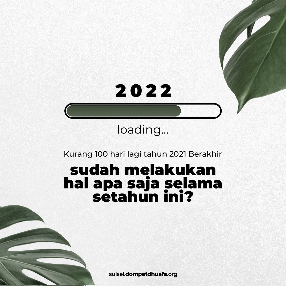 DDsulsel's tweet photo. Tak terasa ya, 2021 akan berakhir 🥲
.
.
#99EdukasiDD #menebarkebaikan #2021 https://t.co/UwRAQRtgqj