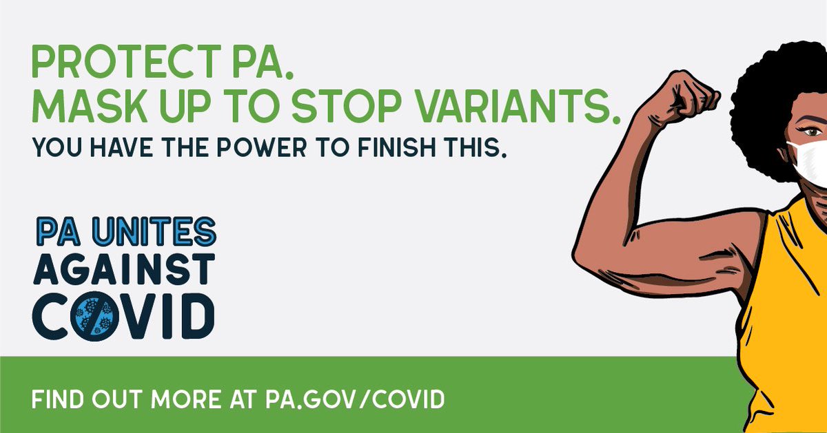 The Vaccine is an important part of each and every effort to protect yourself and others from COVID-19. Find out more about the vaccine at PA.GOV/COVID. #VoicesForVaccines #PAAgainstCOVID #WeHaveThePowerPA