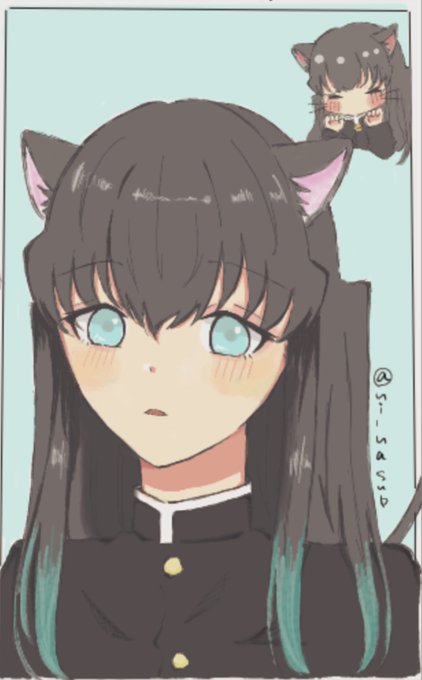 にぃな。subさんがTwitterに投稿した時透無一郎(鬼滅の刃)のイラスト。