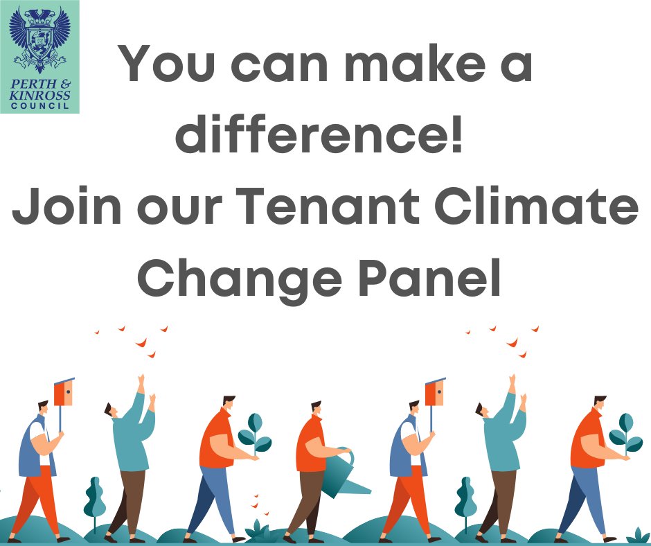 PKCTenants's tweet image. If you’re passionate about tackling climate change, you can have a real impact by joining our new Tenant Climate Change Panel. The group will shape local Housing policy on climate change and help other tenants to become more aware and informed about what they can do to help. 1/2