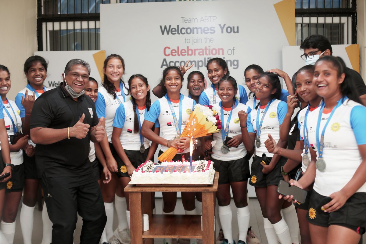 RugbyIndia's tweet photo. The curtains come down on an amazing India Under 18 Girls campaign!
We were so pleased to see rugby return to play after 18 loooong months...
Lots of rugby in store for us towards the end of 2021 ๐๐
Stay tunedโณ
#RugbyIndia #GetFitWithRugby
#GetIntoRugby #Rugby https://t.co/LEb1h3G5eE