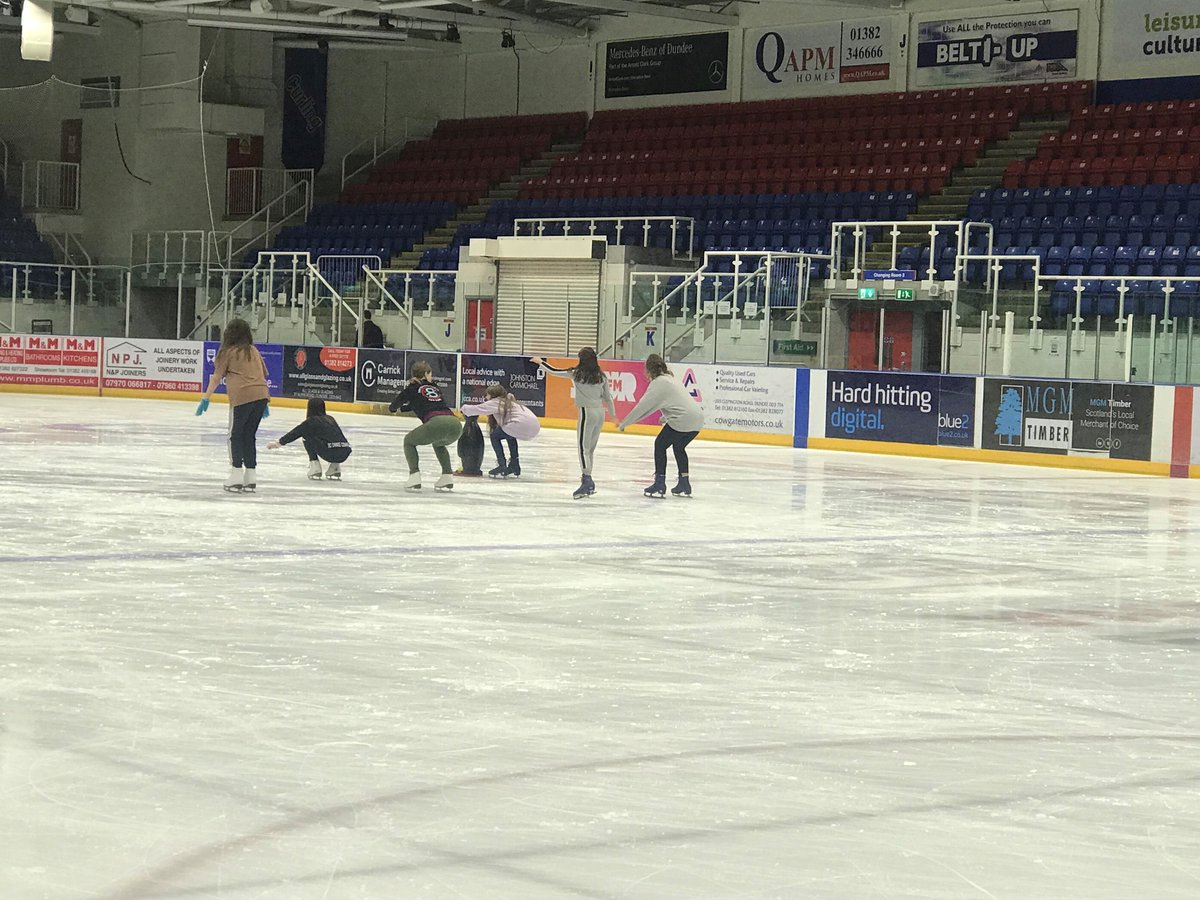 Each Friday we have a group participating in an Ice Skating lesson at @dundeeice in partnership with Nina and <a href="/DC_Thomson/">DC Thomson</a>. Despite only being 2 weeks in, the girls are making great progress in their skating ability! <a href="/StJohnsOfficial/">St John's RC High School</a>