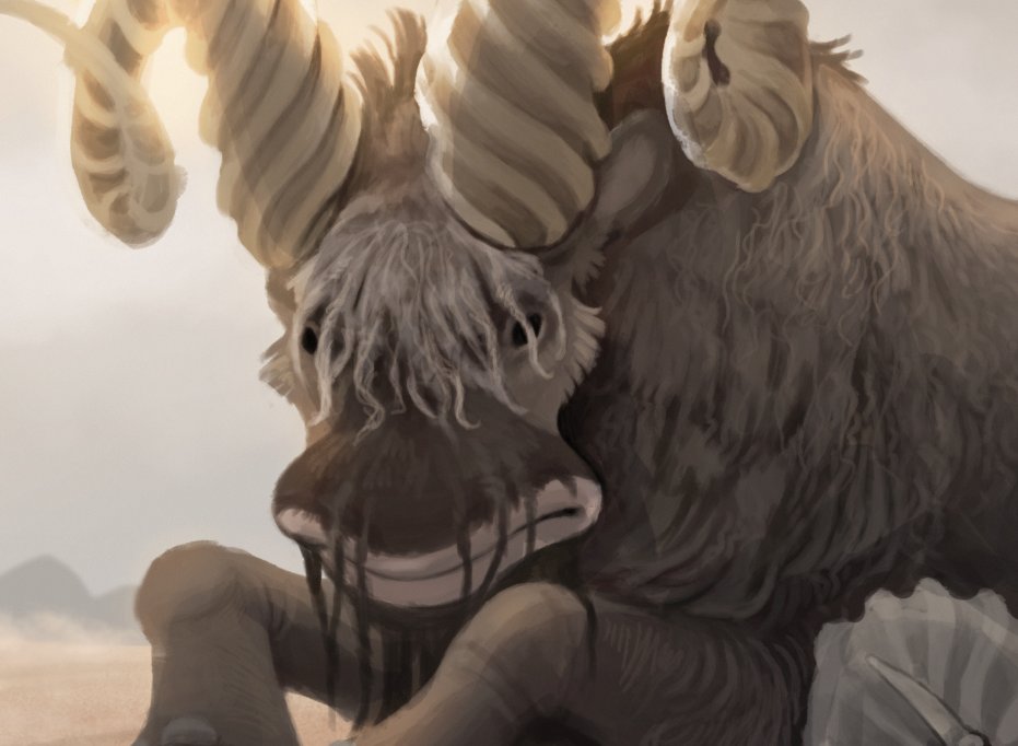 amberghiniiii's tweet image. Old bantha mourning a relative 
.
.
#Starwars #Bantha