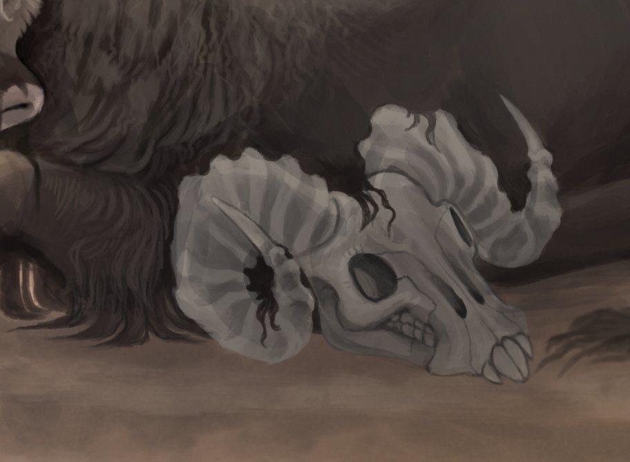 amberghiniiii's tweet image. Old bantha mourning a relative 
.
.
#Starwars #Bantha