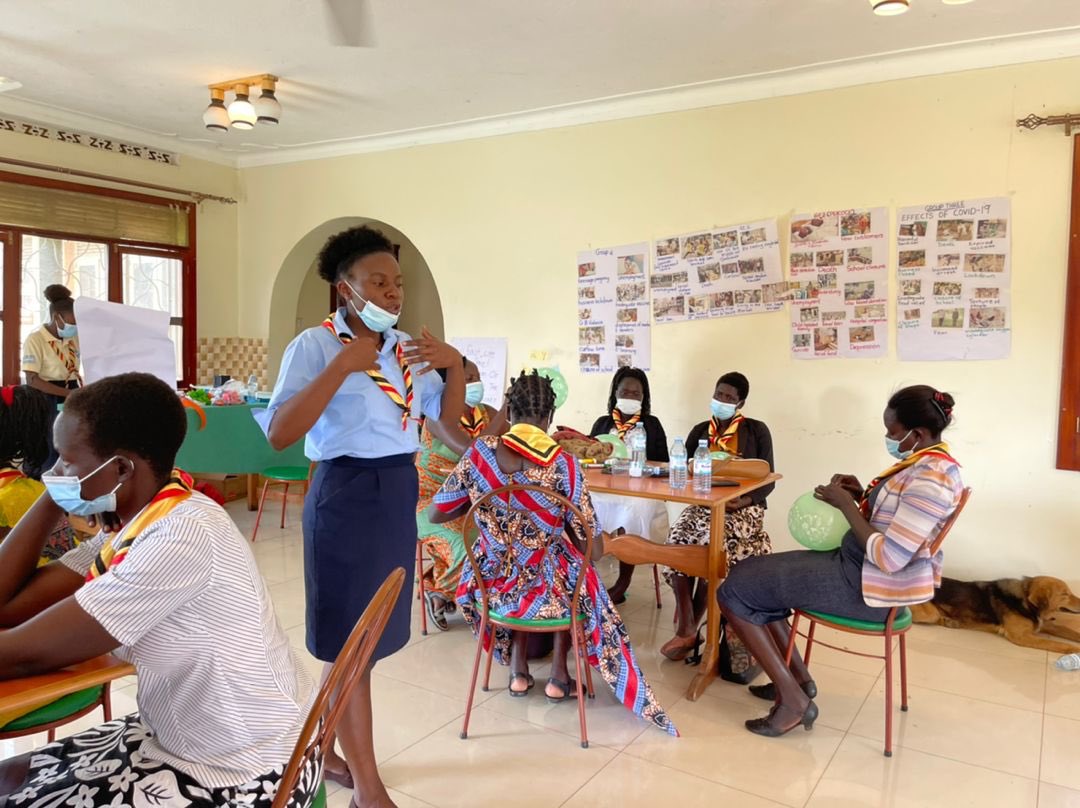 YessGirlsUGGA's tweet photo. Leaders in Pader District under the Global Youth Mobilisation and the Yess Girls Movement (Covid Crushers) kicked off their project activities with the Social Entrepreneurship program inorder to combart Covid-19 in their communities.
#yessgirlsmovementwagggs
#ugandagirlguides https://t.co/vgT31KVJTg
