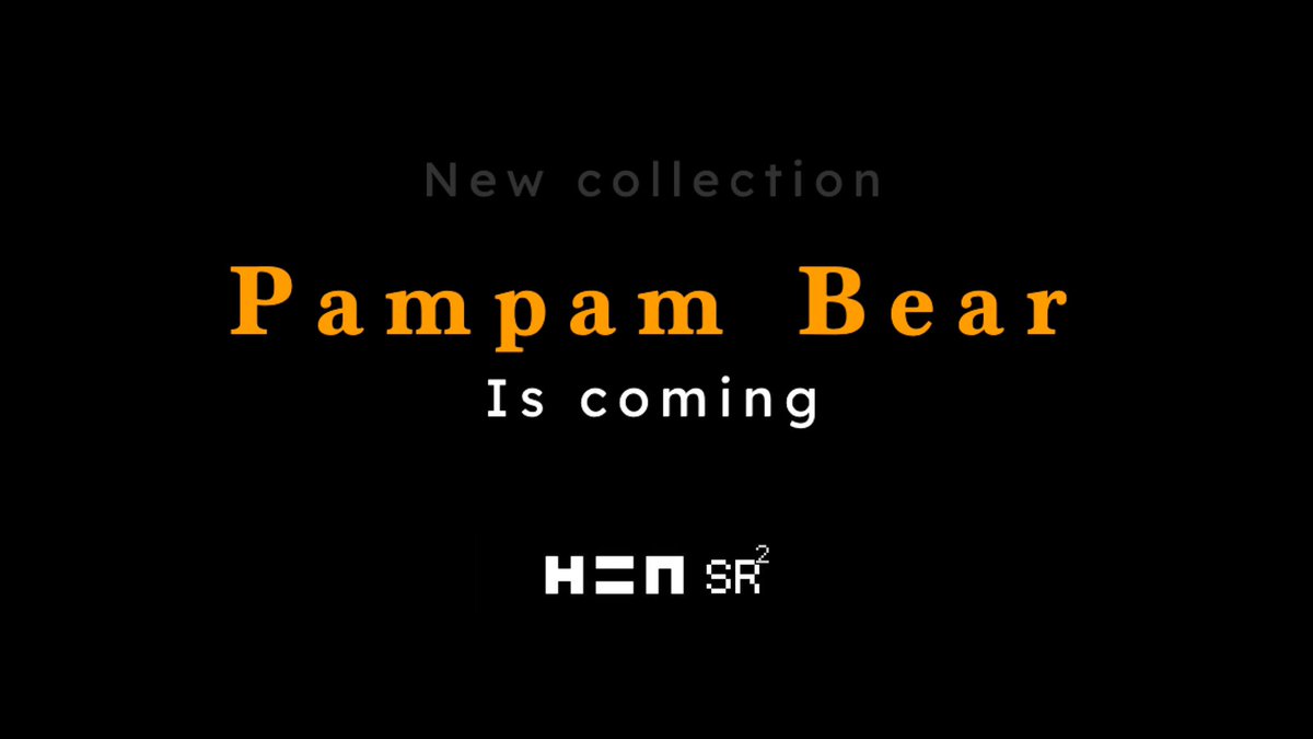 New Collection #NFT 

“Pampam Bear” is coming 🐻

⏳

#HEN #generative #architecture #geometry #NFTcommunitiy #nftcollector