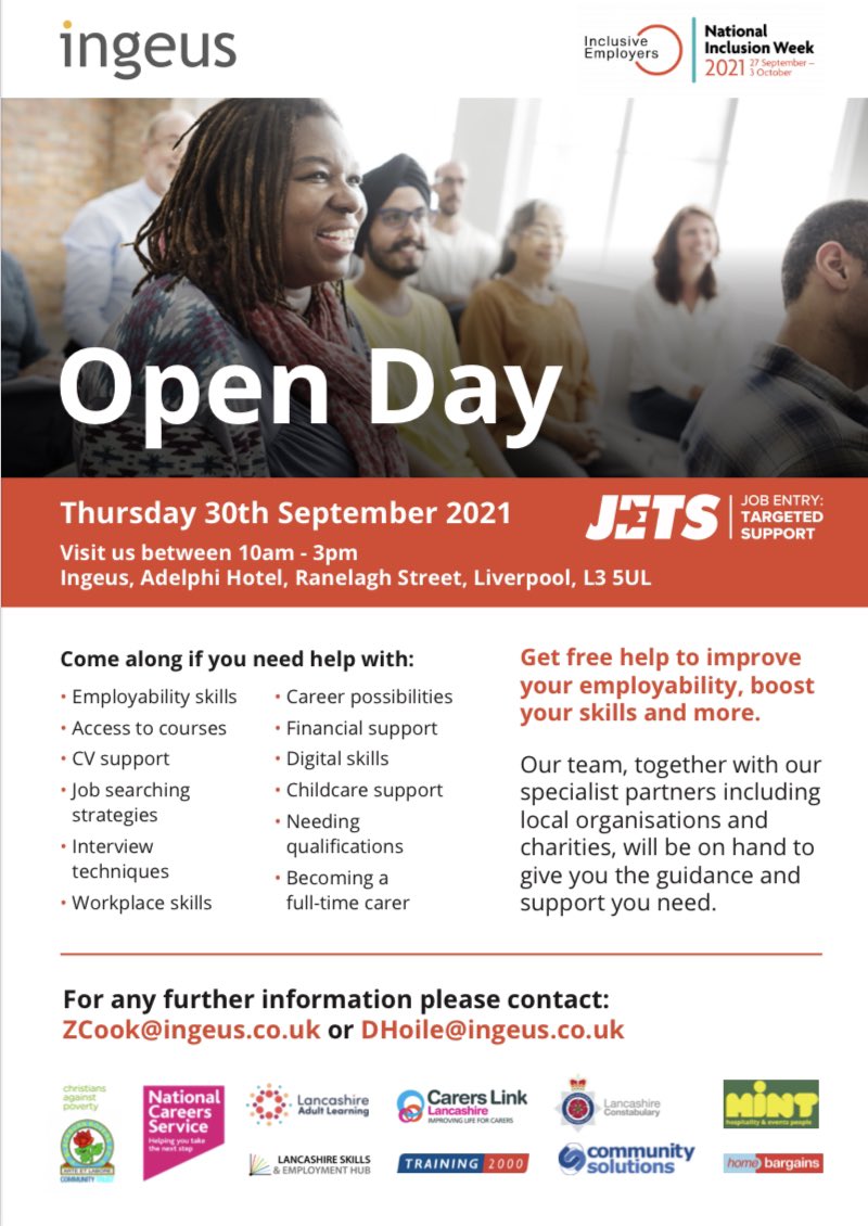 dalwhu's tweet photo. It’s been a great experience helping to put together a jobs fair for #Ingeus in Liverpool for the 30th September at the Adelphi Hotel!! 
 #liverpoolbusiness #liverpooljobs #jobseekers #huyton #sthelens #merseysidejobs #garston #speke #toxteth #adelphihotel #jobcentreplus #recruit https://t.co/1II1AFSaRc