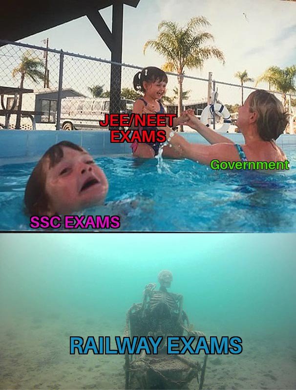 AdarshS08082452's tweet photo. ##railway_groupd_examdate
#railway_groupd_examdate
This is the truth what gov is doing with railway aspirants. https://t.co/kgNfgGYfdJ