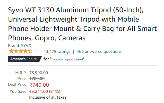 GOPALBAJAJ's tweet photo. Amazon deal price is higher than normal price!!!
I will defer this deal, what about others? @amazonIN @amazon 
https://t.co/GjcY5UTlk7 https://t.co/BOnco2zmCC