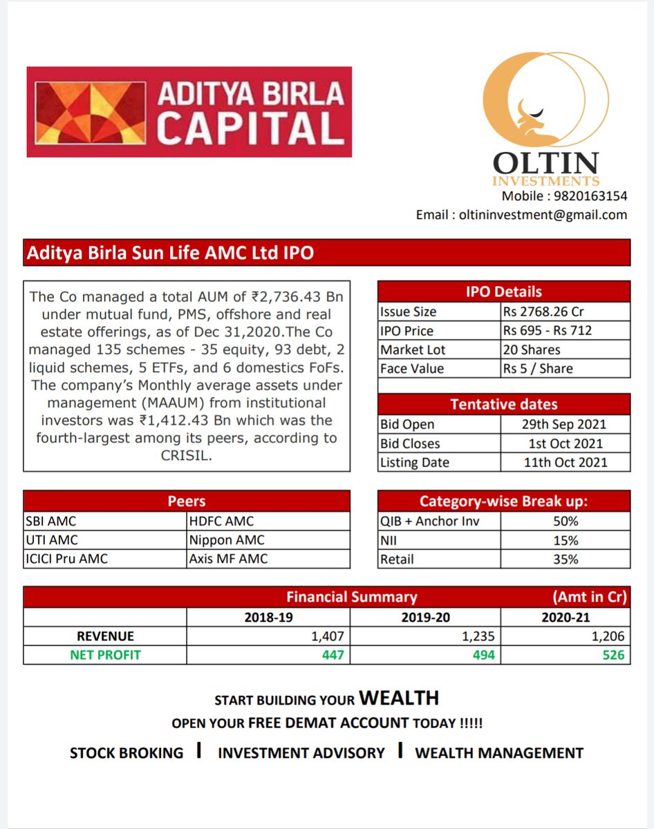 oltinInvestment's tweet photo. IPO next week !!!!
@AdityaBirlaGrp @abslmf https://t.co/jPzCit0MkV