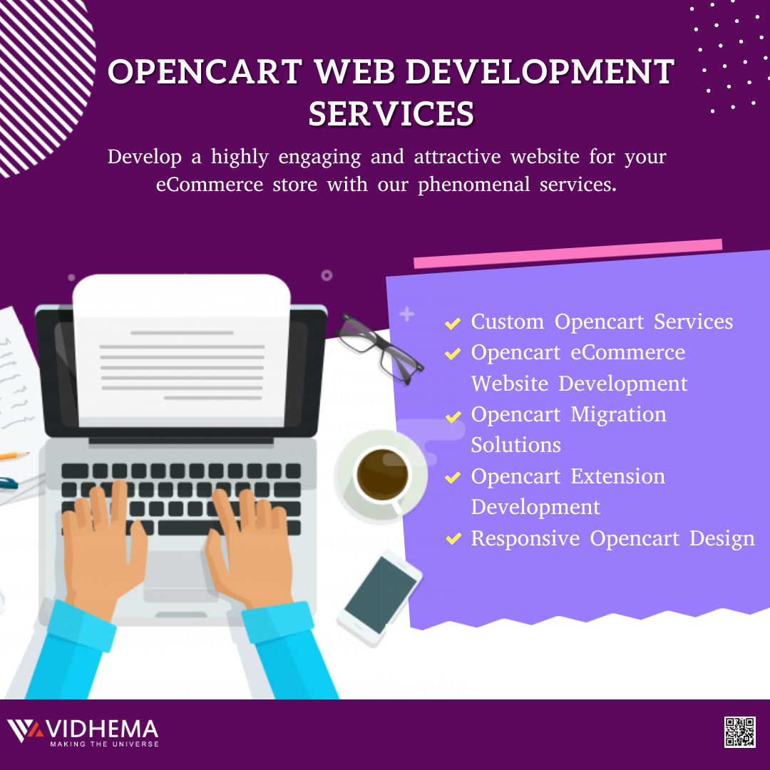 Vidhema1's tweet image. Looking for an #opencartdevelopment Solution? Here is the perfect #opencartdevelopmentcompany for you. We provide extensive services comprised of setup, installation, version upgrades including many others.

#opencartdevelopment #opencartwebsite #vidhema #vidhematechnologies