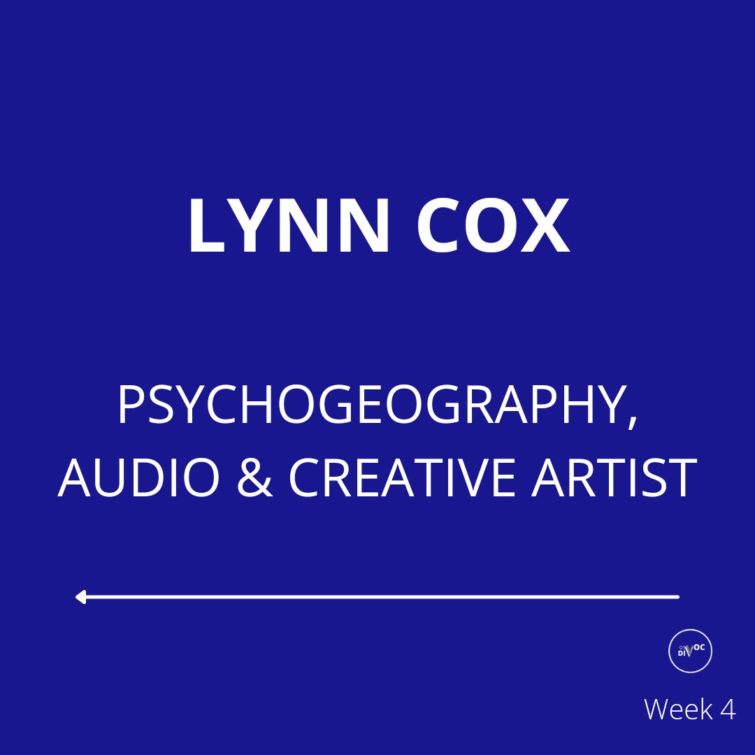 mamomi_i's tweet image. Social Media Takeover for 91DIVOC Exhibition Week 4. Its the turn of Lynn Cox, Psychogeographer, audio and creative artist. What&apos;s a psychogeographer, you ask?? We&apos;ll let Lynn tell you all!
#SocialMediaTakeover #91Divoc #exhibition #MaMoMi #artists #LynnCox #collaborate #London