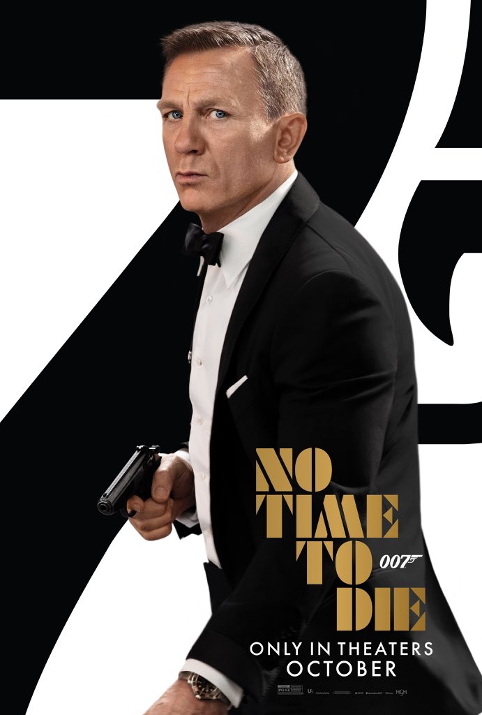 Tickets booked for @007 #NoTimeToDie Beyond excited!!!!!!!