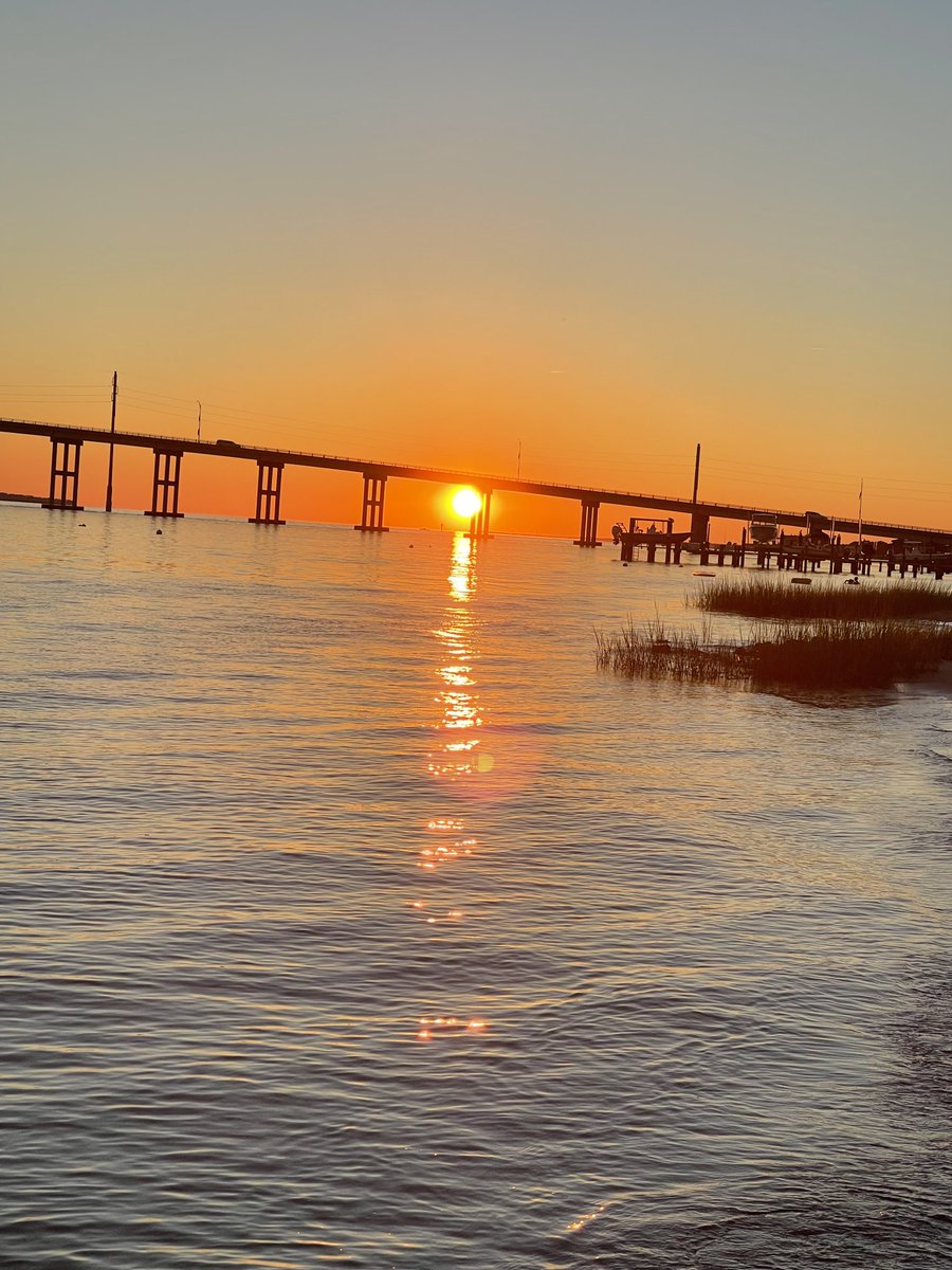 Beautiful Sunday Sunset Morehead City, Bogue Sound