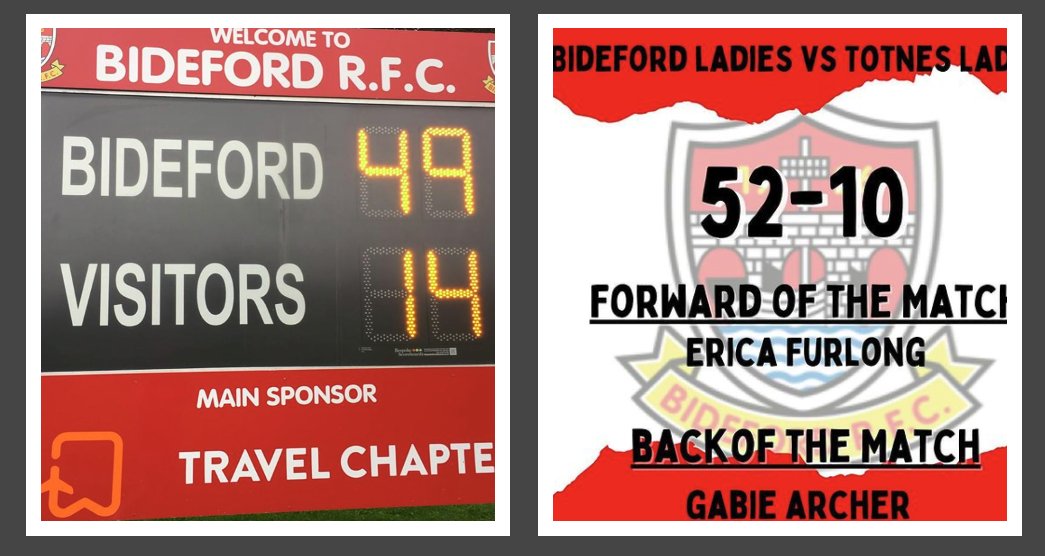 In rugby terms, they call that, a great weekend! 👏👍🏉 #bidefordrfc #bidefordladies #devonrfu #southwestrugby