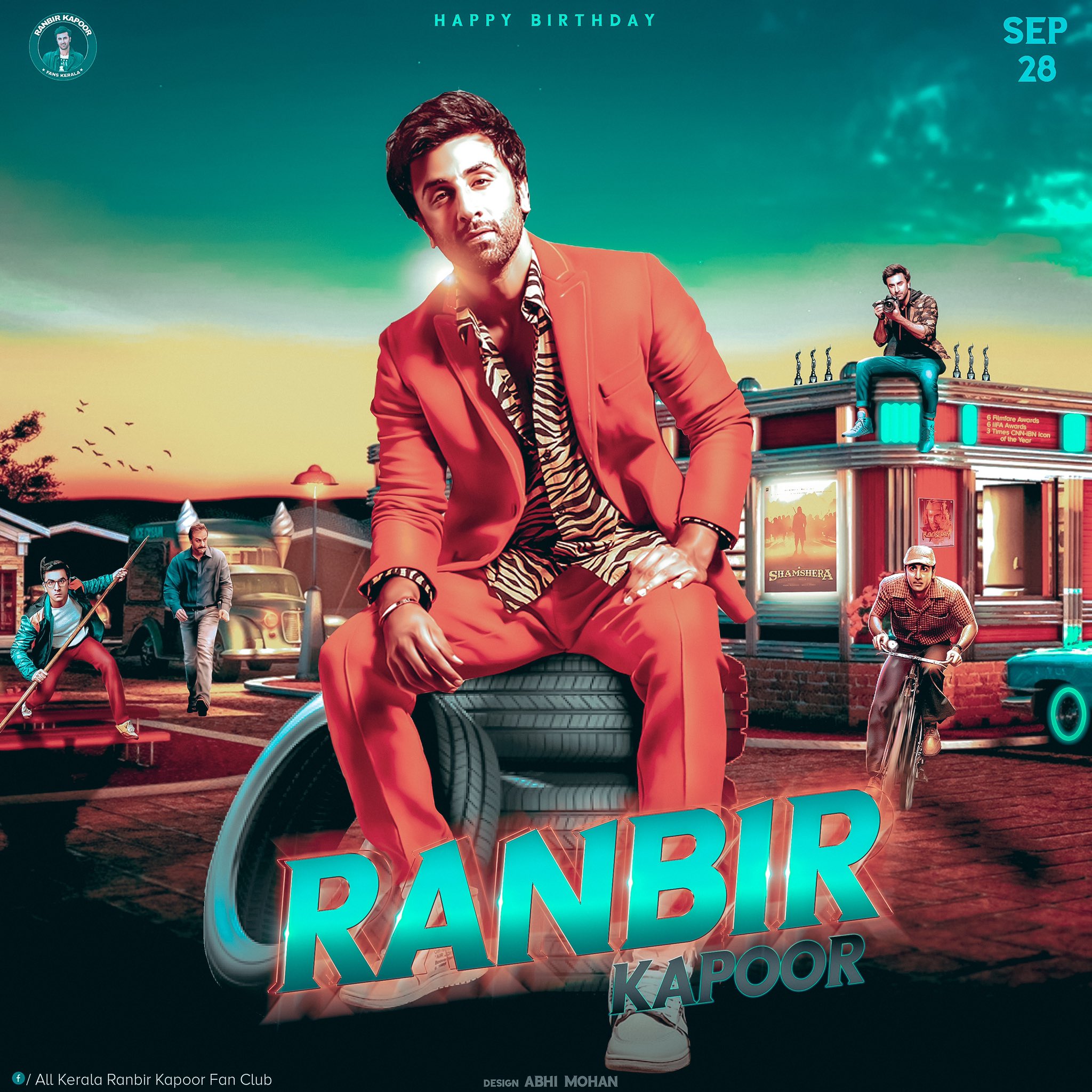 Happy to launch the birthday CDP prepared by  
ALL KERALA RANBIR KAPOOR FAN CLUB 

RANBIR KAPOOR BIRTHDAY CDP   