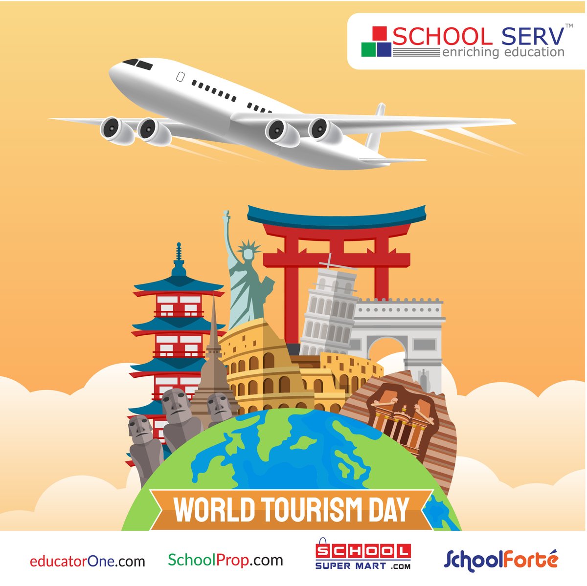 schoolserv's tweet photo. It is better to visit once than to hear about it a thousand times..
HAPPY WORLD TOURISM DAY.
#tourism #beautifuldestinations #schoolserv #travelgram #exploremore #visiting #fun https://t.co/5pZcEcxM4S