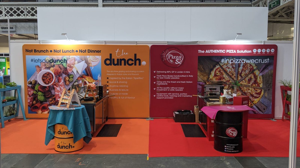 PizzaSiGroup's tweet photo. We're here and we're ready to rock! ๐๐๐ค Come and visit us at The @RestaurantShow on stand GA29 - we've got some exciting things to show you! #thedunch #authenticItalian #pizzasolution
Tickets are still available on their website if you've not got yours yet - #justsaying https://t.co/5QNVQpqDyX