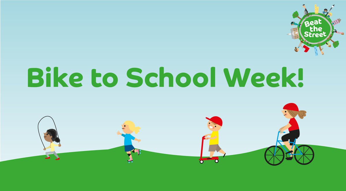 #BikeToSchoolWeek🚴do you enjoy #cycling or scooting to school? Why not help cut pollution &amp; reduce congestion near your school. You will also improve air quality &amp; your own fitness. Find out more - sustrans.org.uk