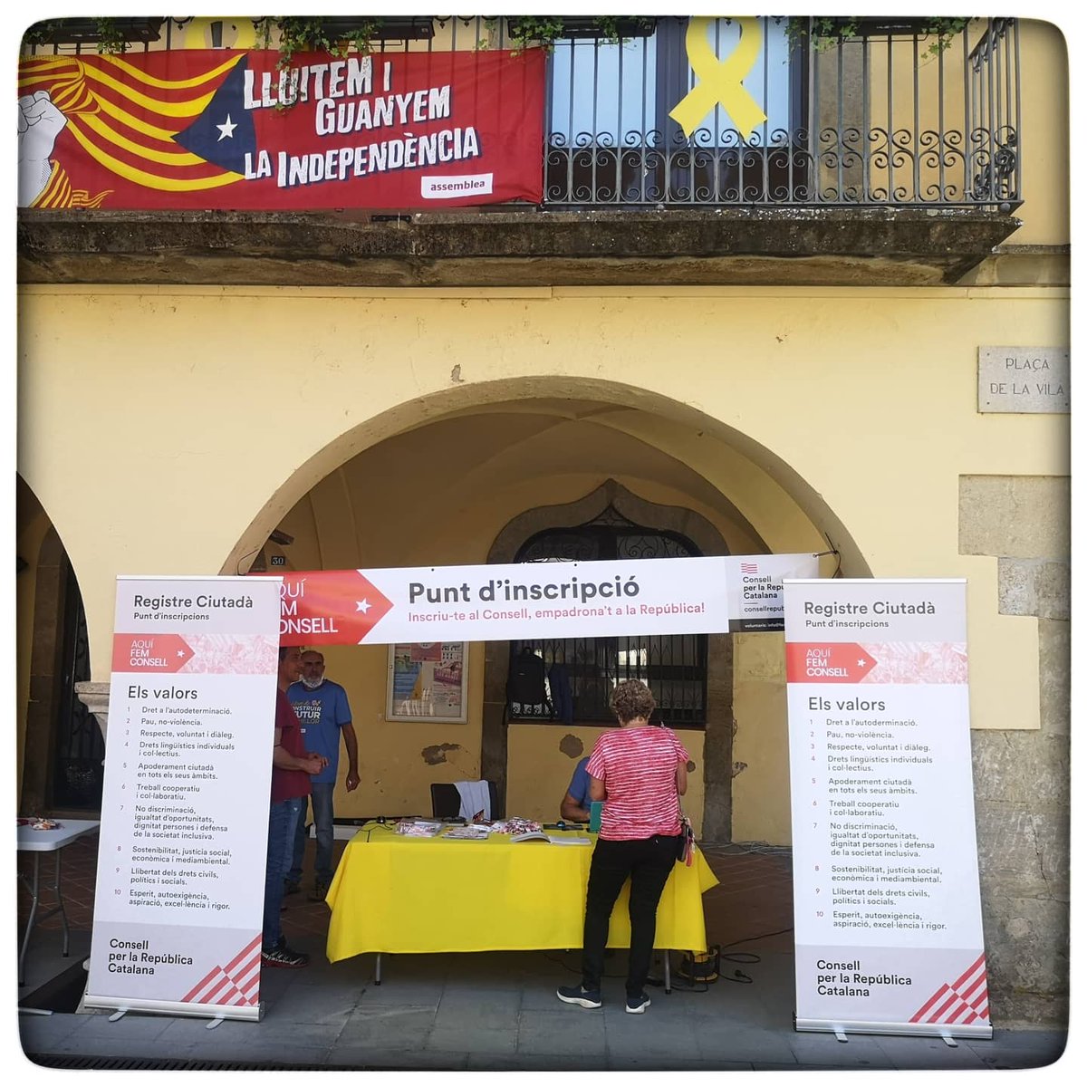 CLxR_Amer's tweet photo. Aquest cap de setmana, a Amer, hem fet una altra empenta al @ConsellxRep
Nous inscrits i resolució d'incidències a membres que ja s'havien adherit.
#ConsellLocalAmer #amernosurrender #consellperlarepública #femconsell https://t.co/50kzJzgvSs