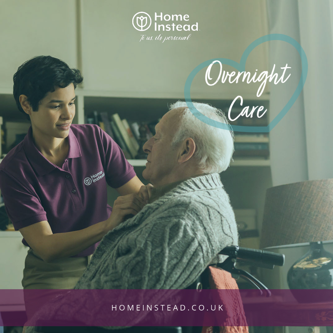 With Home Instead Overnight Care, you'll have extra peace of mind knowing that from the moment you fall asleep, your loved one will be in good hands.