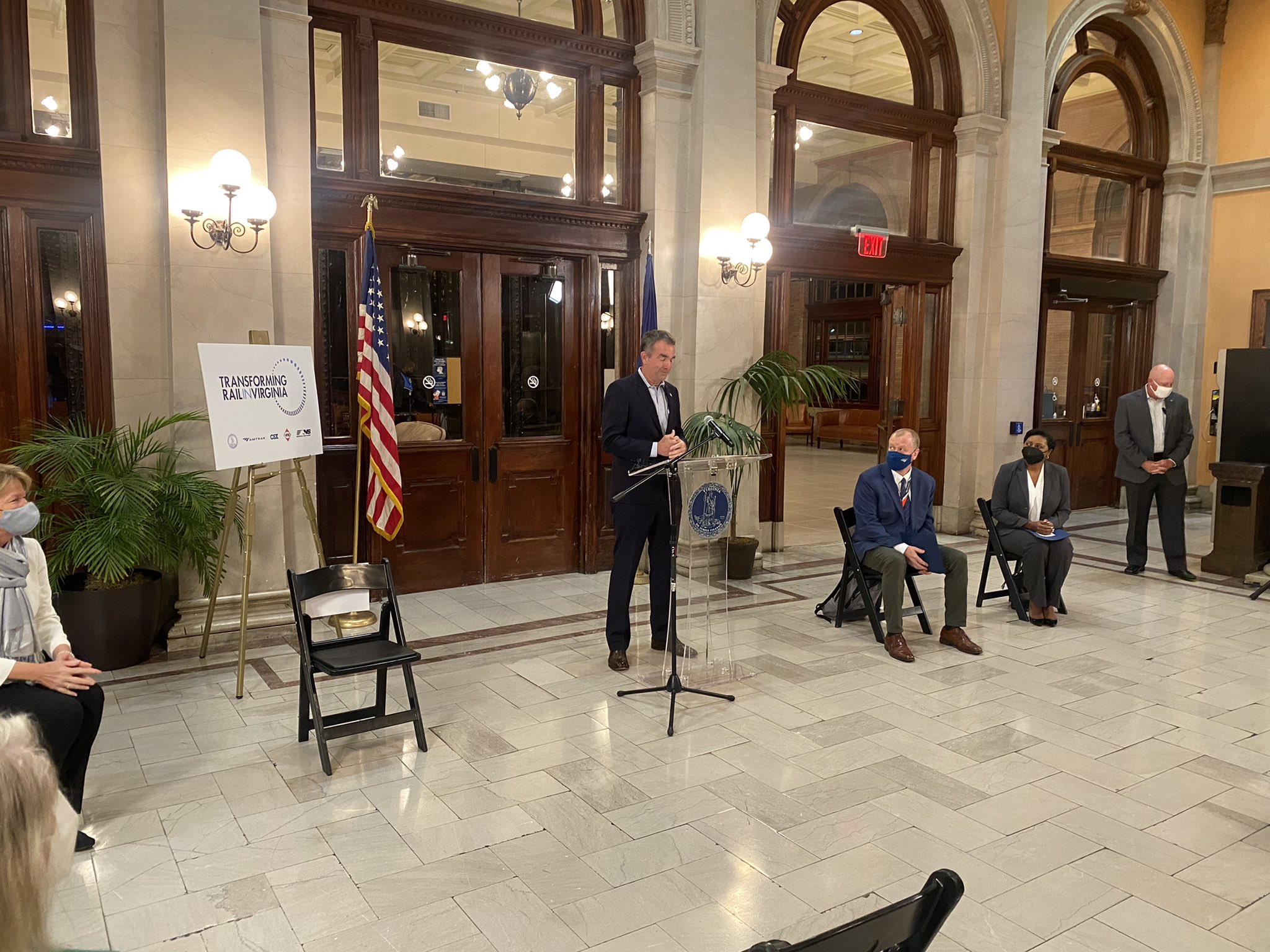Jackie DeFusco on Twitter "GovernorVA is at Main Street Station in