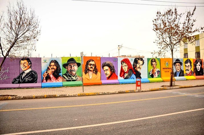 Diyarbakır caddeleri sanat dolu!