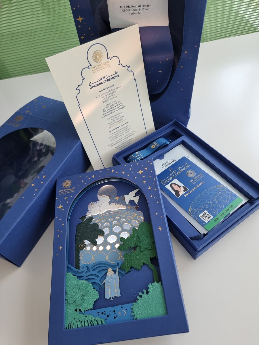 KhuloudAlOmian's tweet photo. Thank you #Expo2020 #Expo2020Dubai #expoteam for this great invitation to attend this historical event #UAE 🇦🇪🇦🇪🇦🇪 https://t.co/kXH6yMnBEo