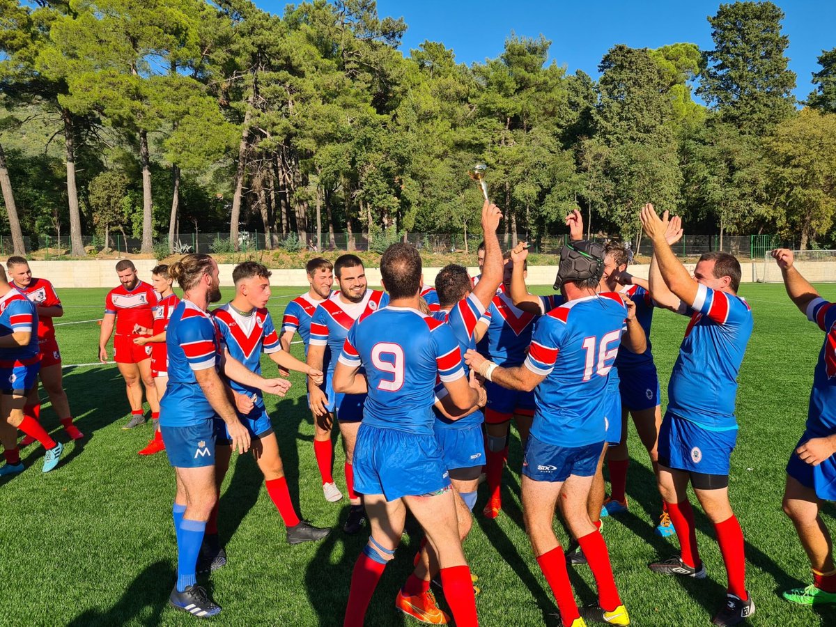 🇲🇪 Montenegro team South Region won Balkan Super League 1/4 final match against 🇷🇸 Serbian Radnicki Nis <a href="/NisKlub/">Radnicki Nis Ragbi XIII Klub</a> 3️⃣2️⃣:2️⃣0️⃣ and progress in 1/2 final of Balkan Super League where they will face Partisan 1953.