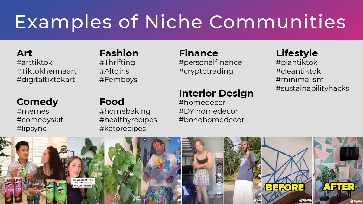 Open Influence on X: "TikTok Niche Communities That You Should Know  About...👀 https://t.co/vVGXuVpcVc #tiktok #digitalmarketing #influencers  #nichecommunities https://t.co/U3m2XooOjX" / X