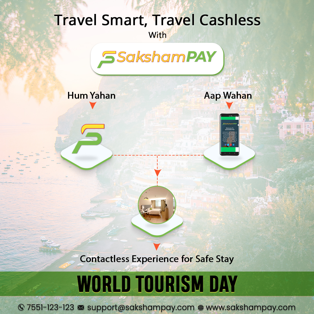 SakshamPAY's tweet photo. #SakshamPay offers travel #booking services around #India in all budget categories so that you can #travel comfortably with family and friends.
#WorldTourismDay #WorldTourismDay2021 #TourismDay #travelphotography #tour #travelgram #tourism #traveltheworld #travelblogger https://t.co/8AGBVDuBPw