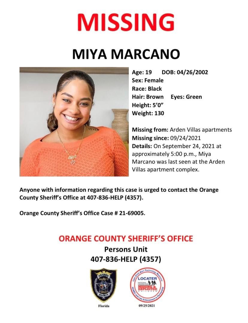 SaraInStereo's tweet image. More details about missing (likely abducted) 19-year-old UCF student Miya Marcano #MiyaMarcano #GabbyPetito #BrianLaundrie #FindMiya