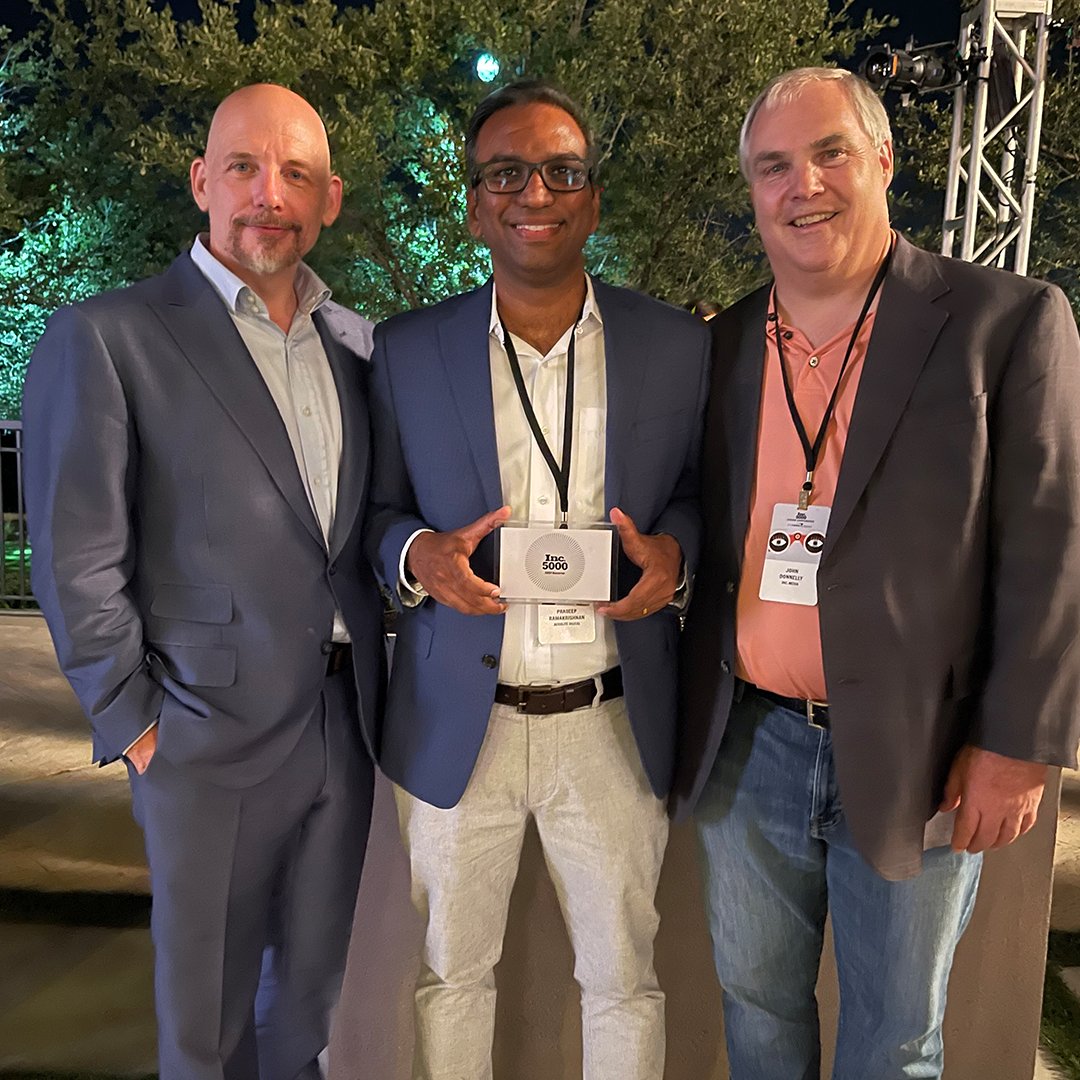 AccoliteDigital's tweet photo. We couldn’t have been more excited to attend the #INC5000 2021 Vision Conference last week! We are honored to be recognized as one of the fastest growing private companies in America during a time of unprecedented uncertainty. #inc5000 #inclist #recognition #AccoliteDigital https://t.co/lr7WKlpjFm