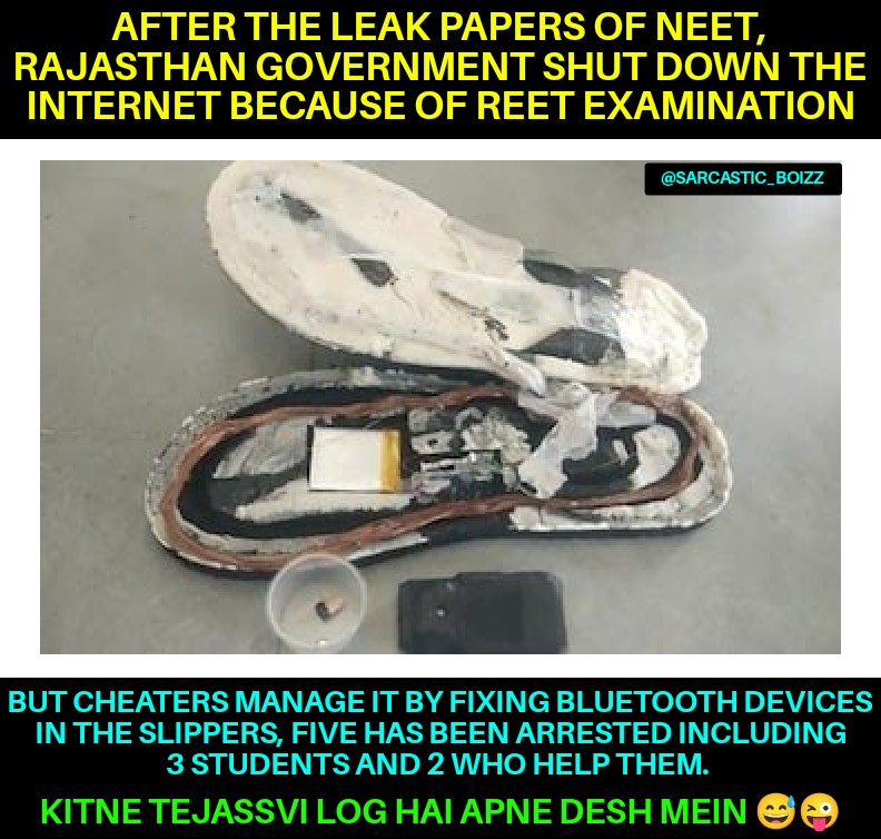 EpicOdysseyyy's tweet photo. Gajab log hai 😅
@BoizzSarcastic 
#ReetExam2021 #ReetWithFirstIndia https://t.co/cPPFanDHKl