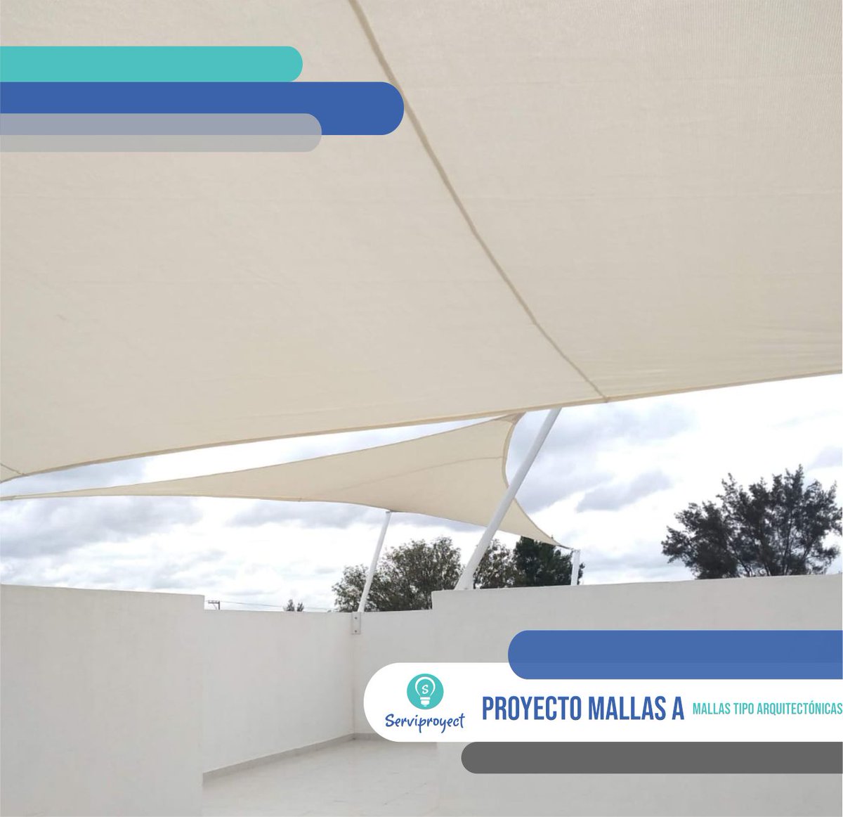 tuserviproyect's tweet photo. Proyecto de confección e instalación de mallas arquitectónicas para residencia 😍👌 Cotiza tu proyecto sin compromiso por 📩 directo a la página #MallasArquitectónicas #MallasTipoVelarias #MallasEnAgs https://t.co/TyQl9cPIzq